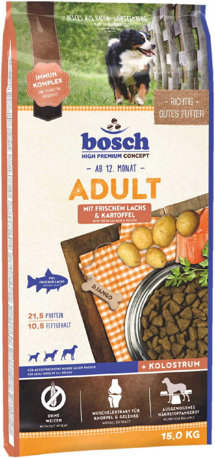 bosch Hunde-Trockenfutter Adult Lachs & Kartoffel
